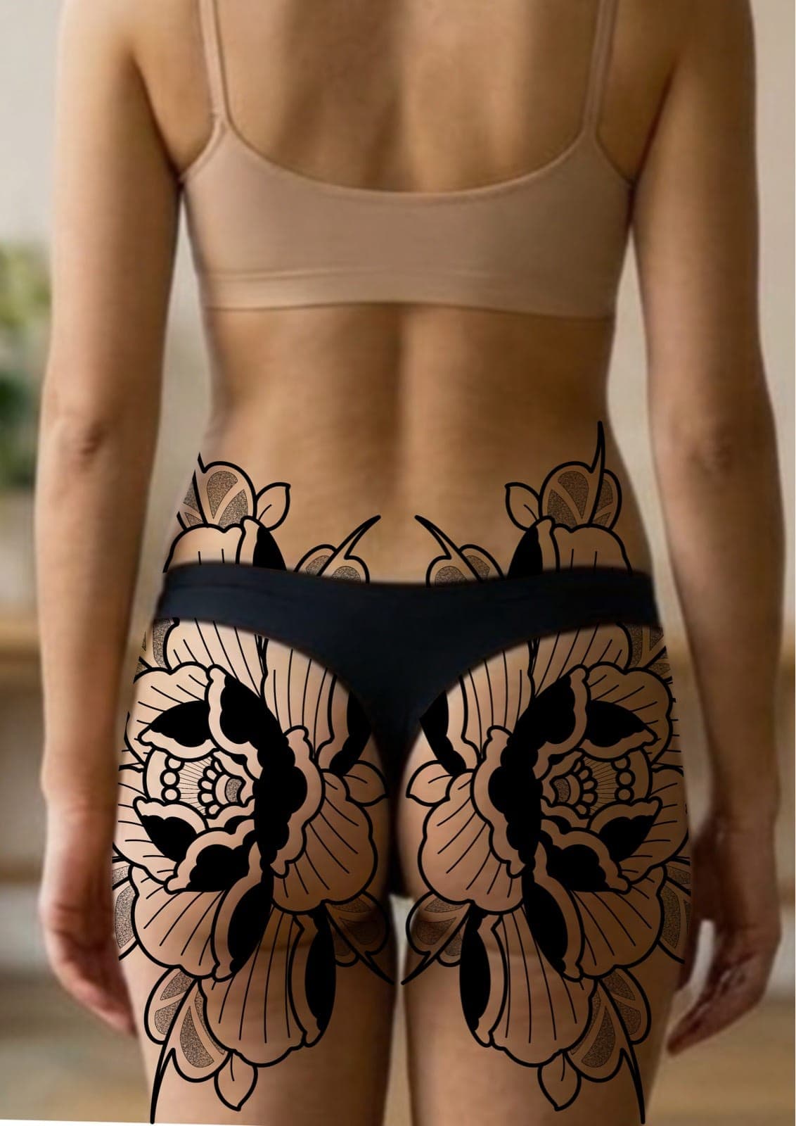 Flash pivoine Fesses 3