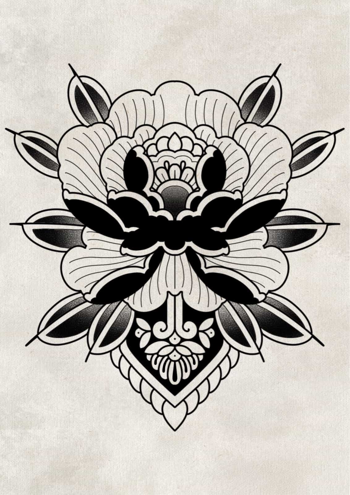 Flash pivoine/ornemental