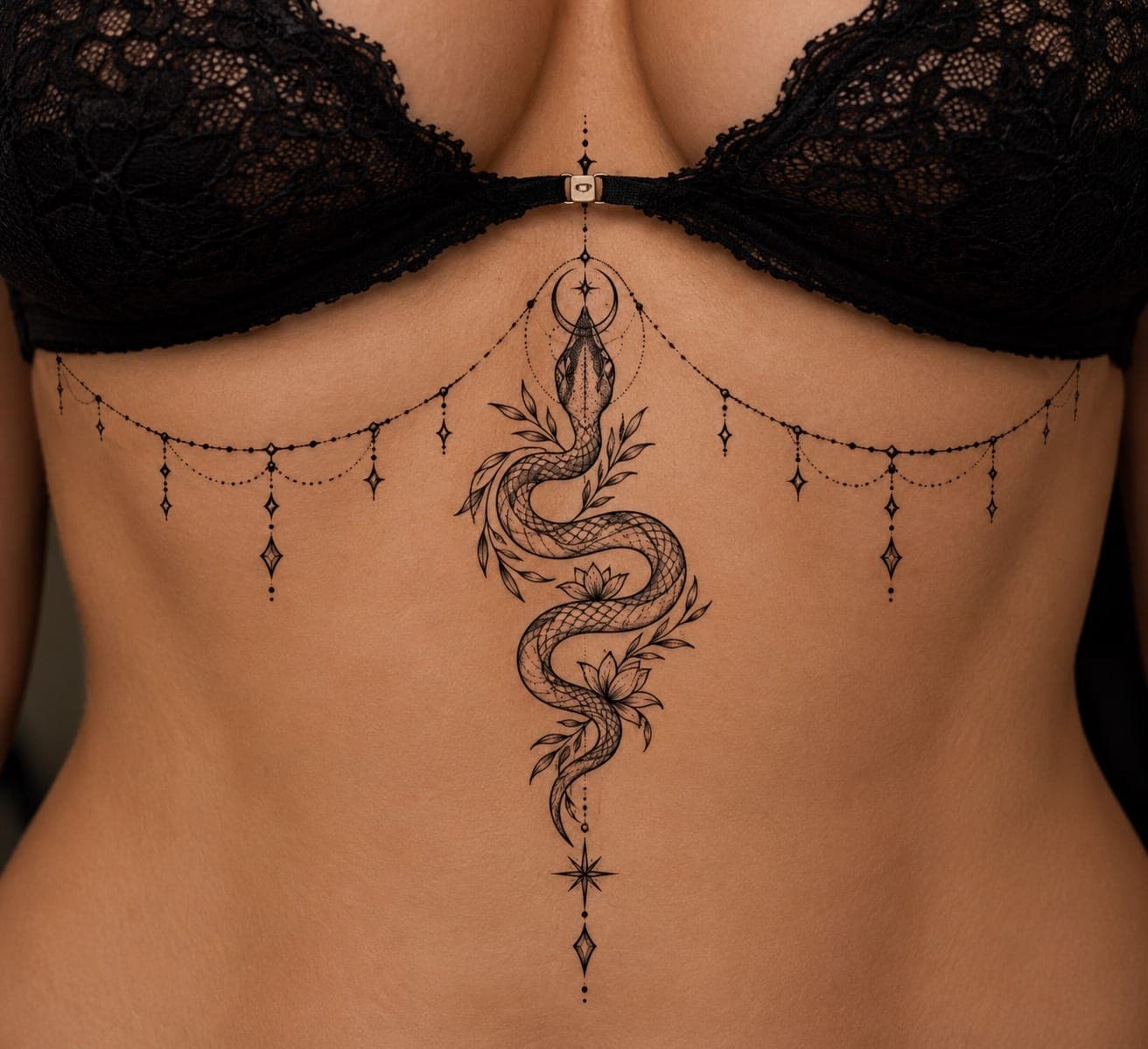 Schlangen Underboob
